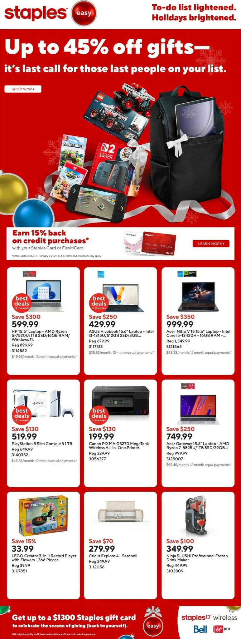 staples - Staples Flyer Valid From 12-19 to 12-24