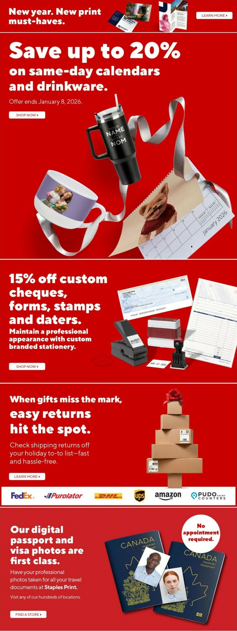 staples - Staples Flyer Valid From 01-01 to 01-08 - page: 8