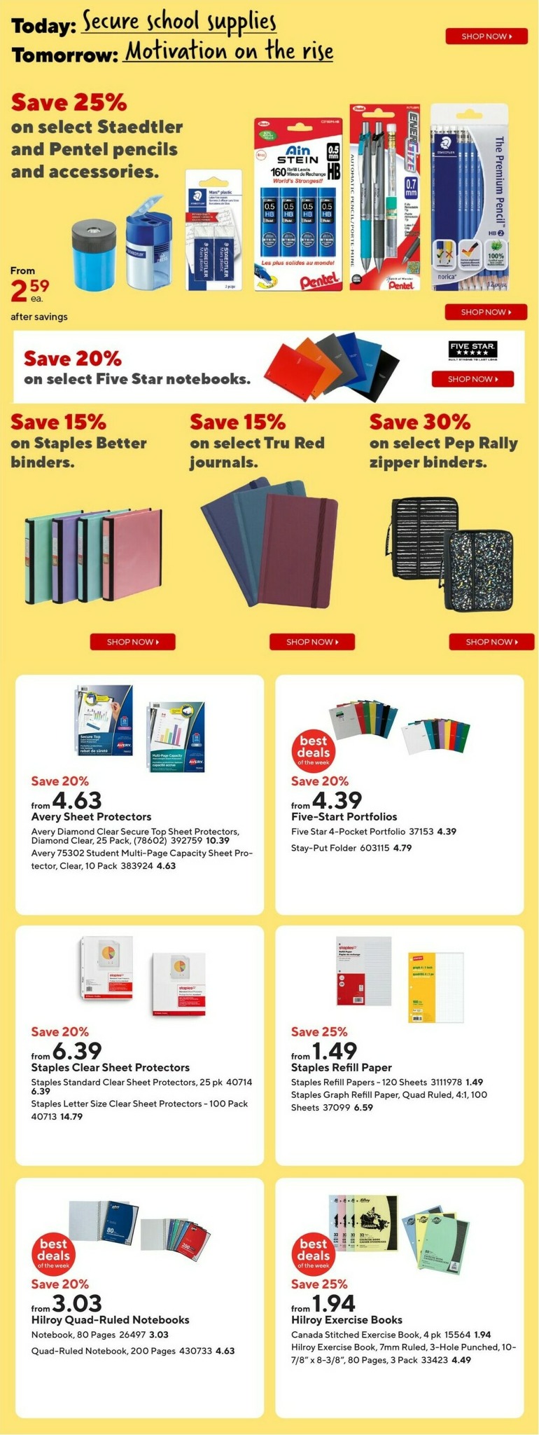 staples - Staples Flyer Valid From 01-09 to 01-15 - page: 4