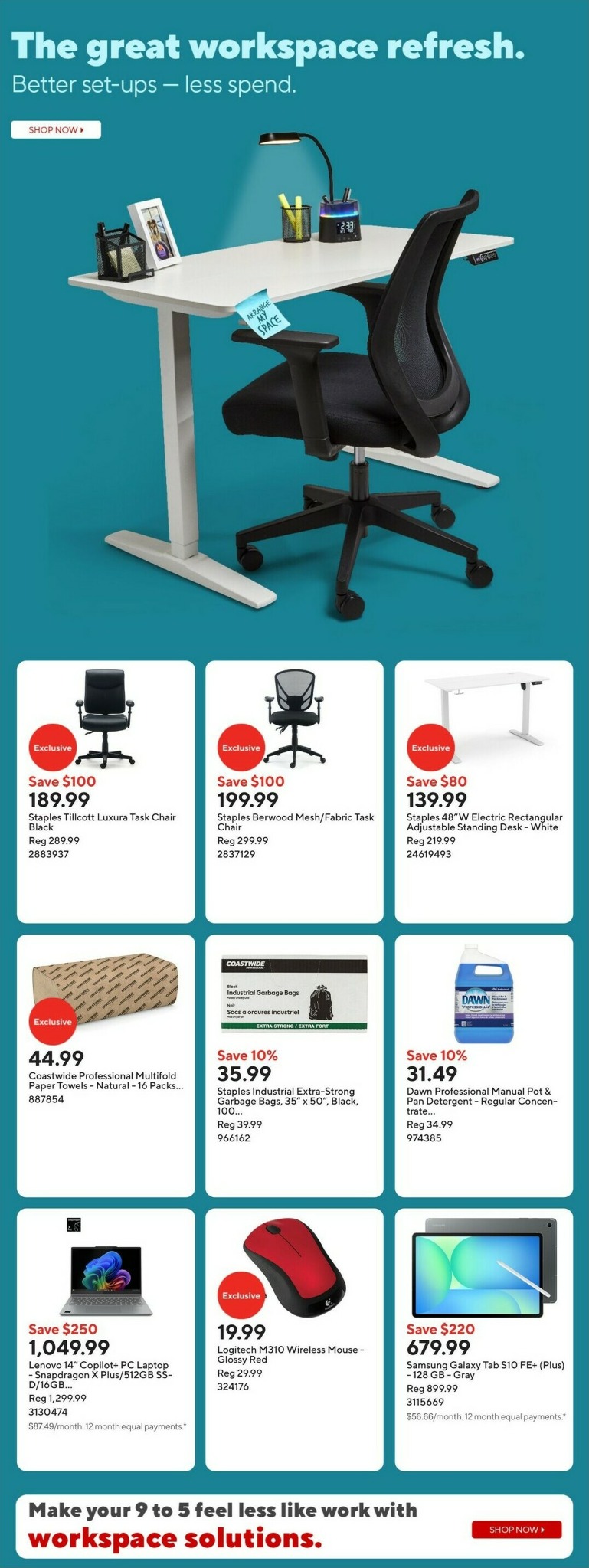 staples - Staples Flyer Valid From 01-16 to 01-22 - page: 3