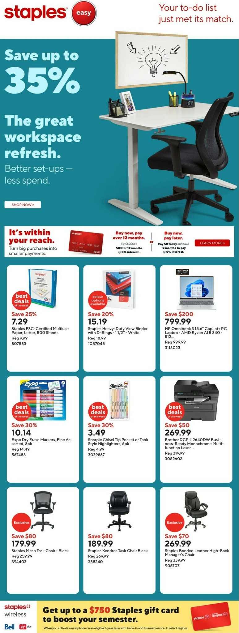 staples - Staples Flyer Valid From 01-16 to 01-22