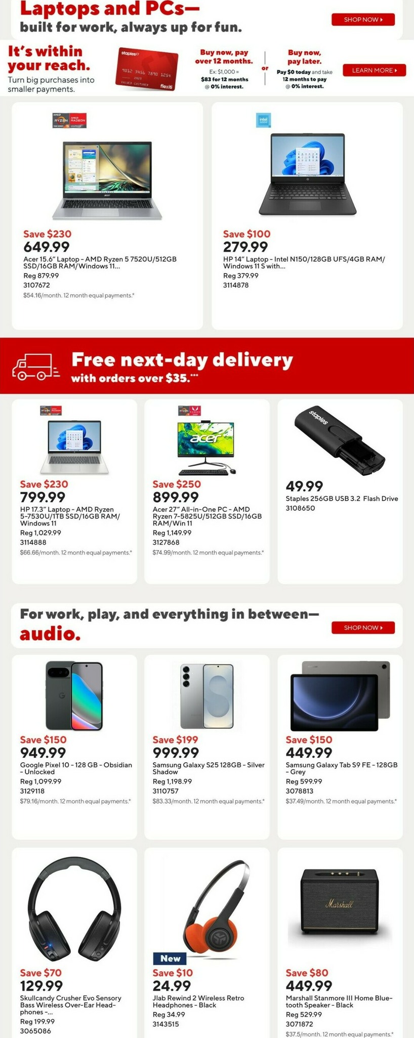 staples - Staples Flyer Valid From 2026-01-30 to 2026-02-05 - page: 11