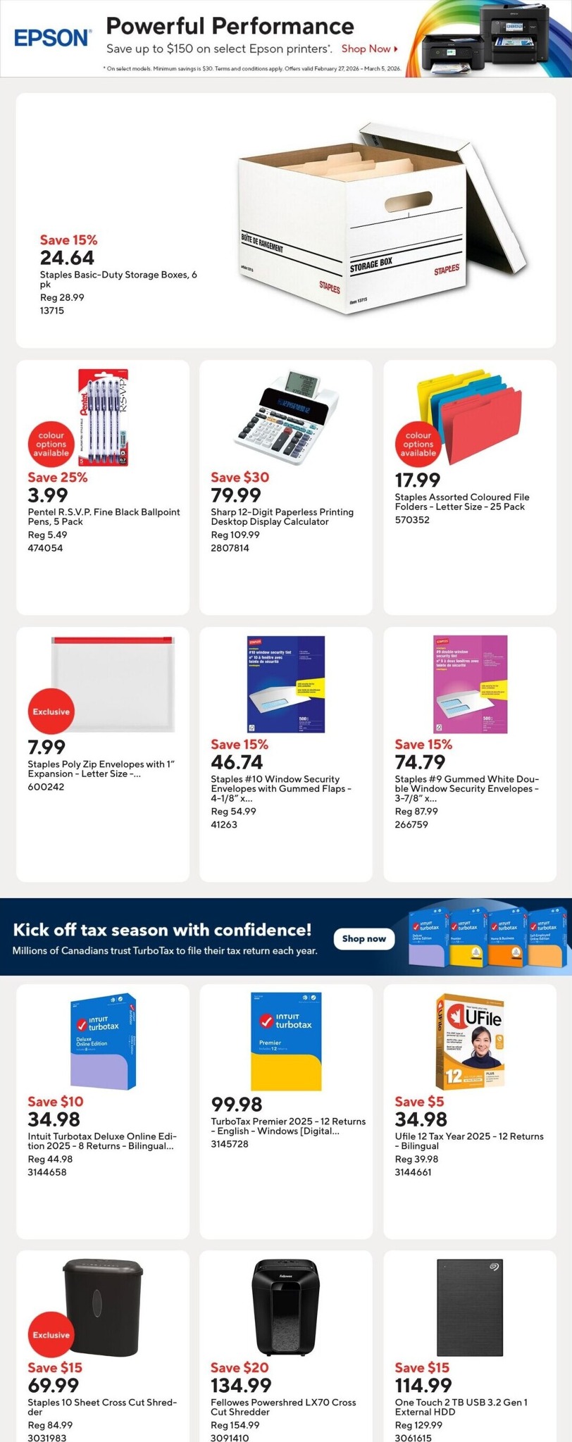 staples - Staples Flyer Valid From 2026-02-27 to 2026-03-05 - page: 5