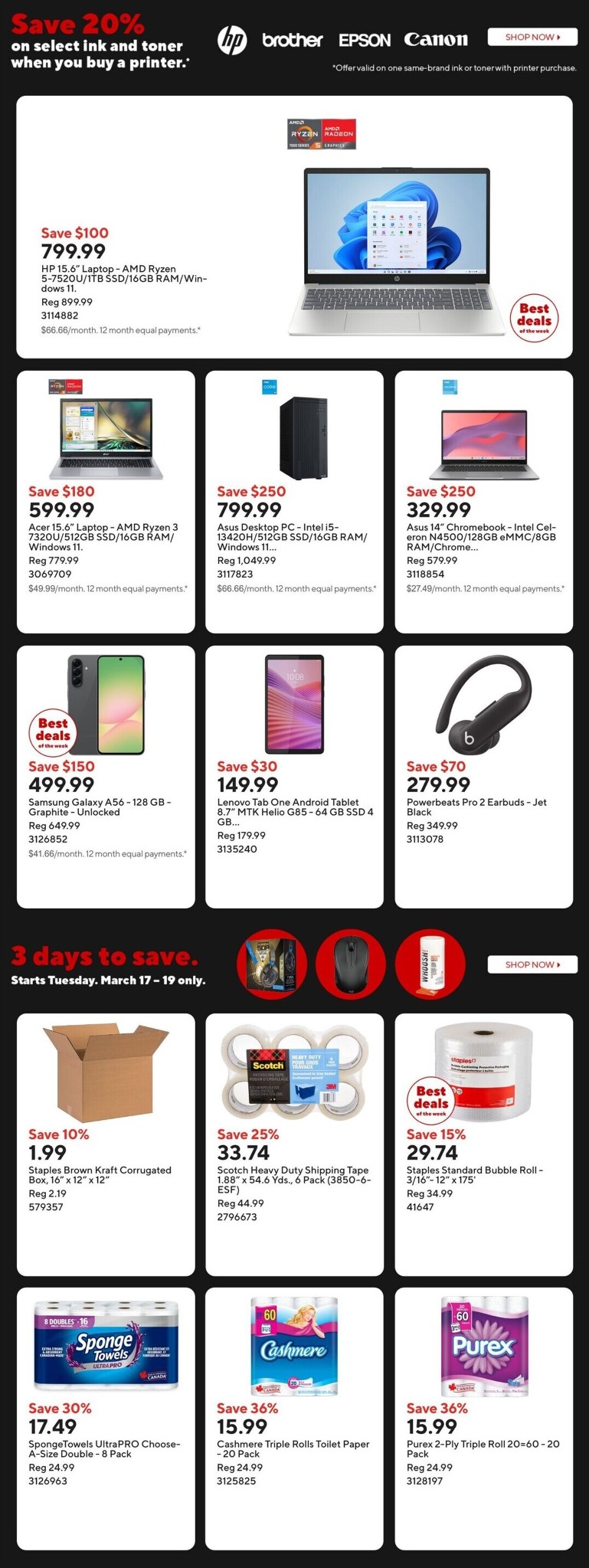 staples - Staples Flyer Valid From 2026-03-13 to 2026-03-19 - page: 2