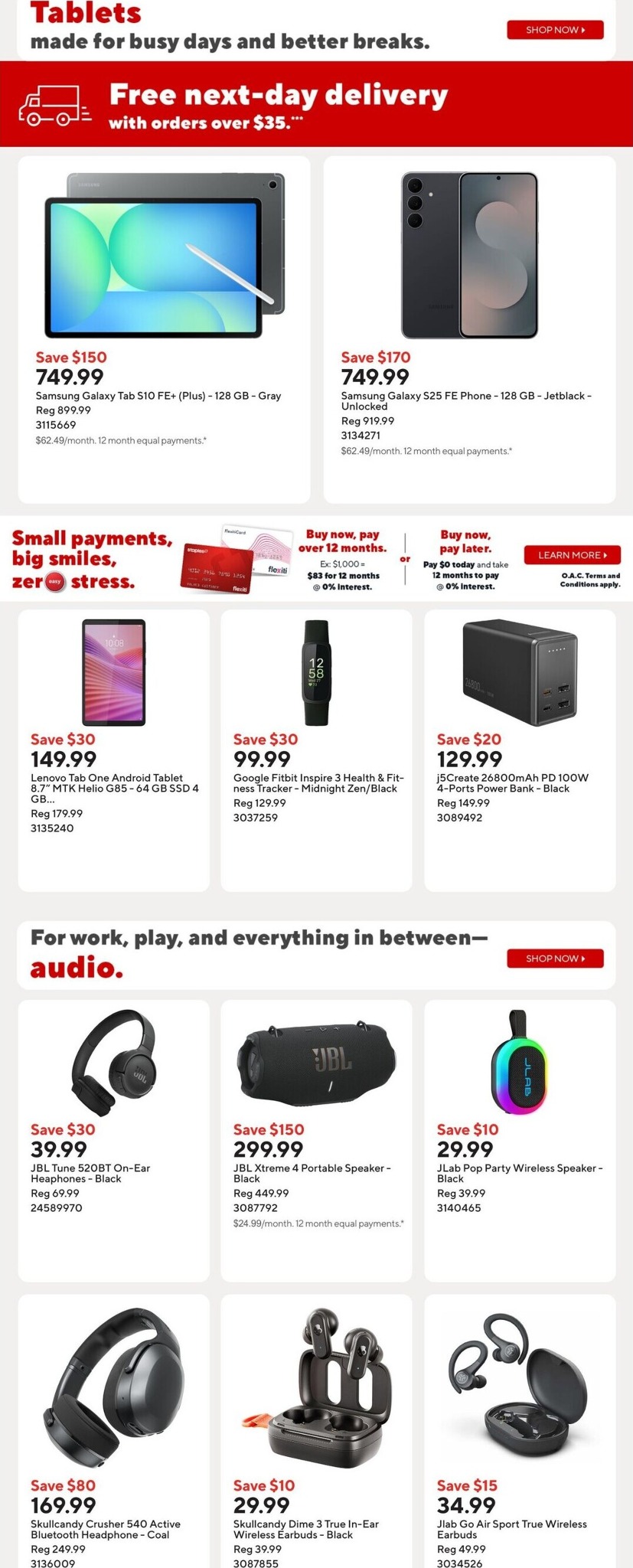 staples - Staples Flyer Valid from 2026-04-10 to 2026-04-16 - page: 13