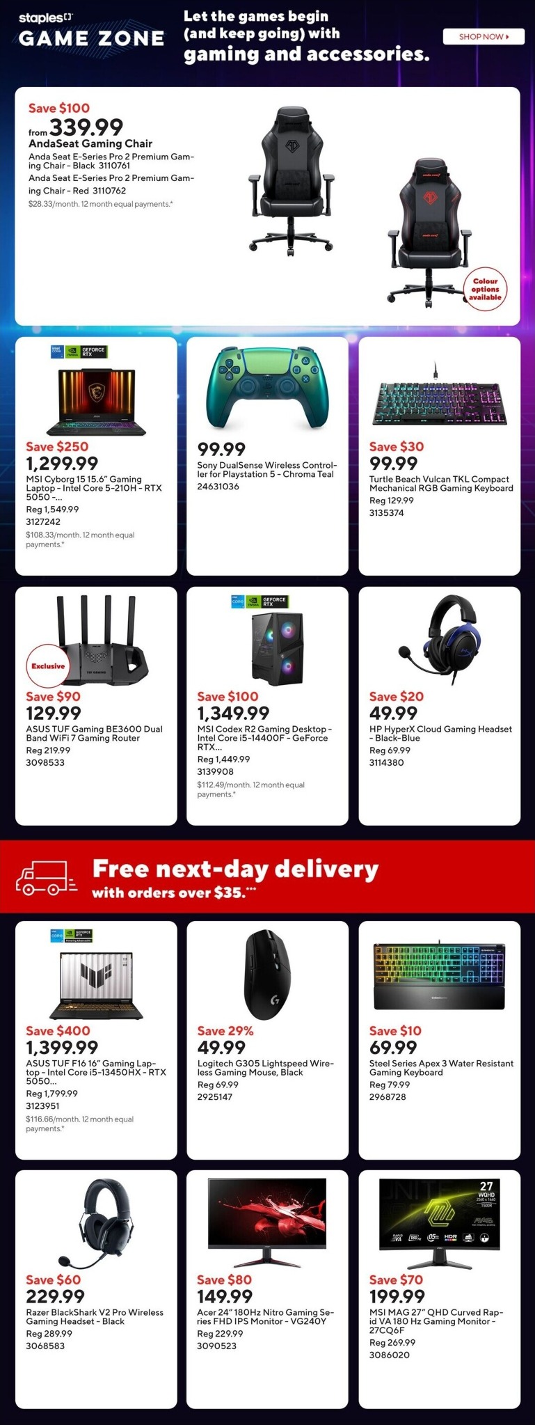 staples - Staples Flyer Valid from 2026-04-10 to 2026-04-16 - page: 10