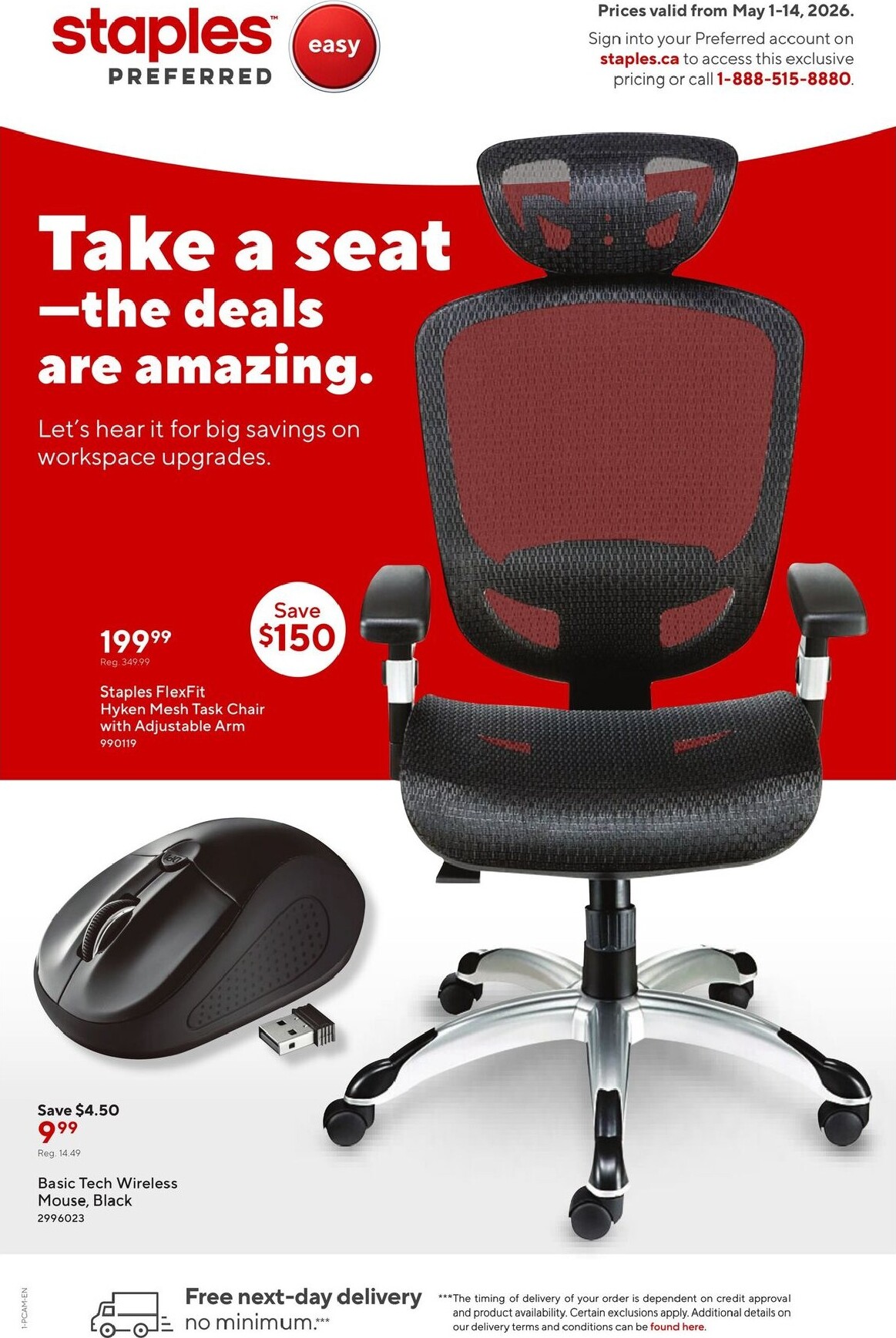 staples - Staples - Business Flyer Valid from 2026-05-01 to 2026-05-14 - page: 1