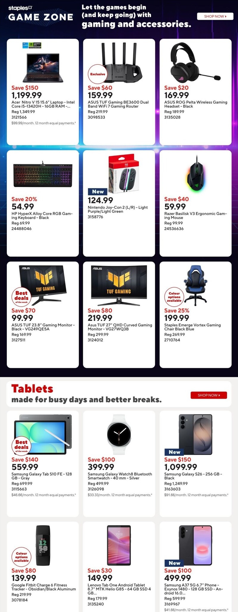 staples - Staples Flyer Valid from 2026-05-08 to 2026-05-14 - page: 10