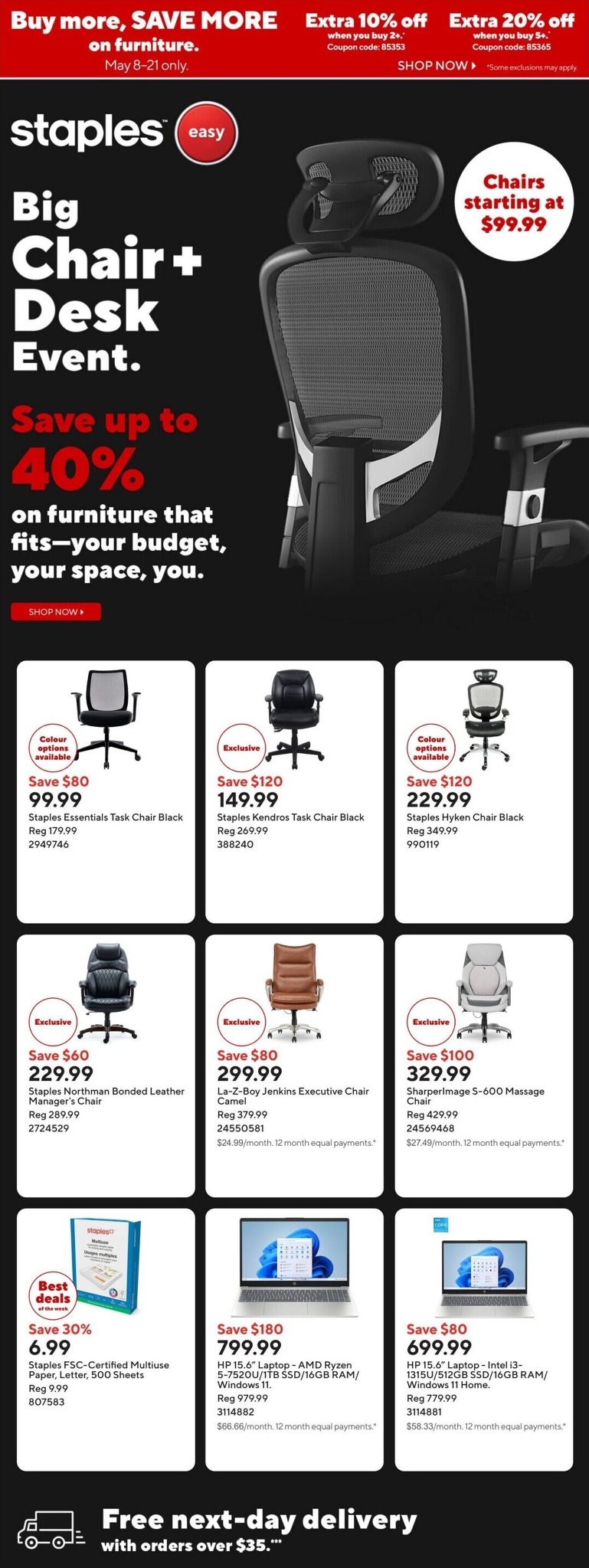 staples - Staples Flyer Valid from 2026-05-08 to 2026-05-14