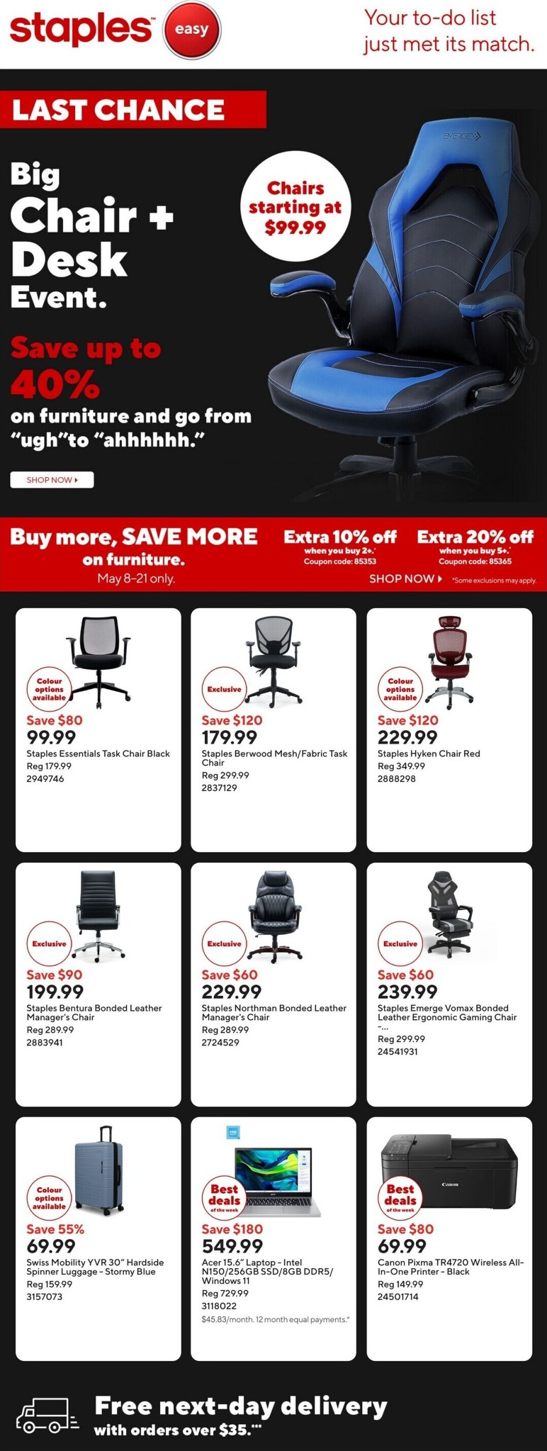 staples - Staples Flyer Valid from 2026-05-15 to 2026-05-21