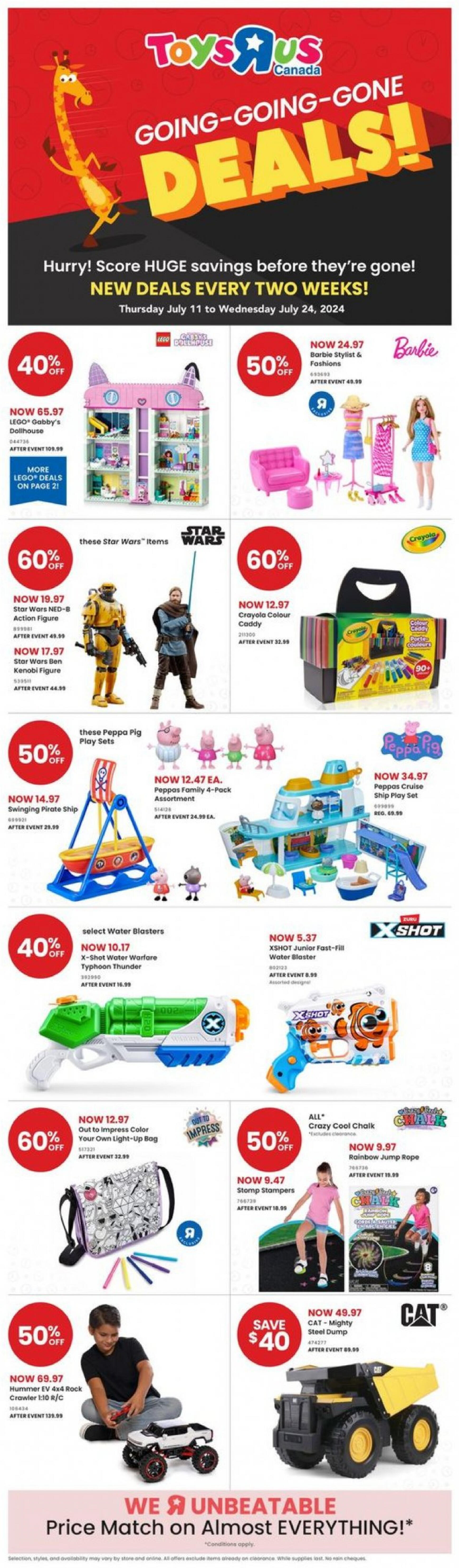 toys-r-us - Toysrus flyer current 11.07. - 24.07. - page: 1