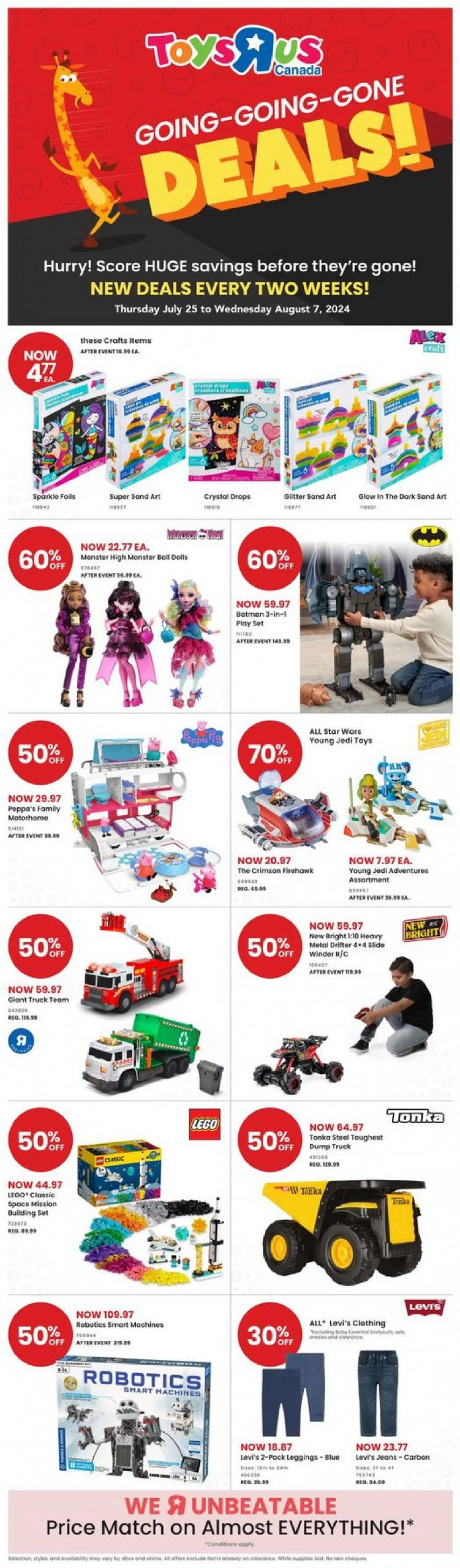 toys-r-us - Toysrus flyer current 25.07. - 07.08.