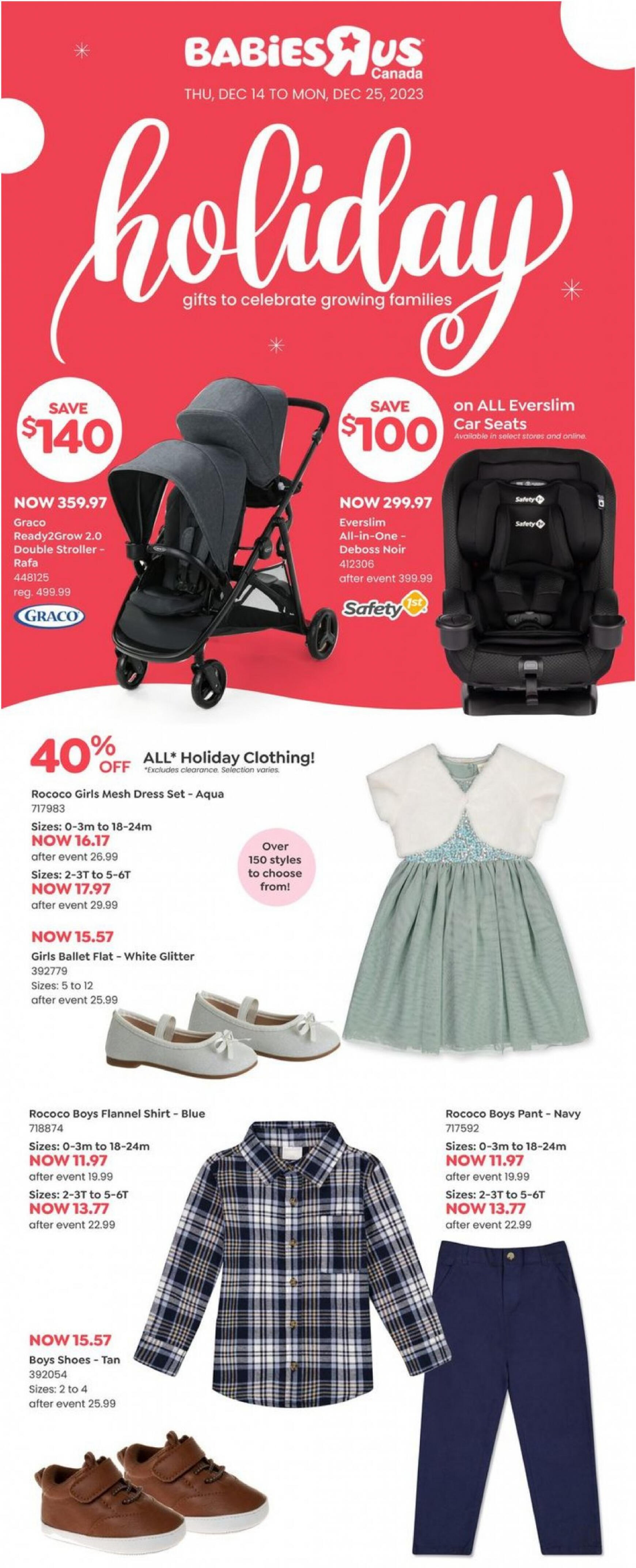 toys-r-us - Toysrus - Babies"R"Us Flyer valid from 14.12.2023