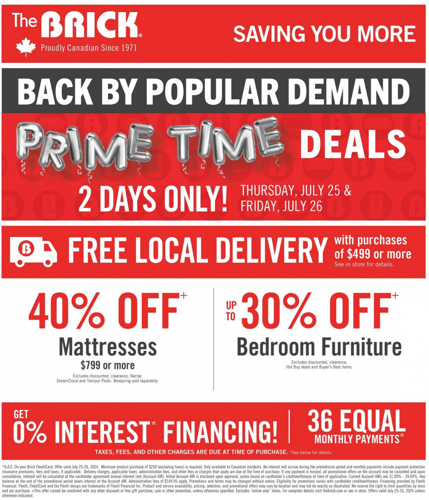 the-brick - The Brick - Prime Time Deals flyer current 18.07. - 31.07.