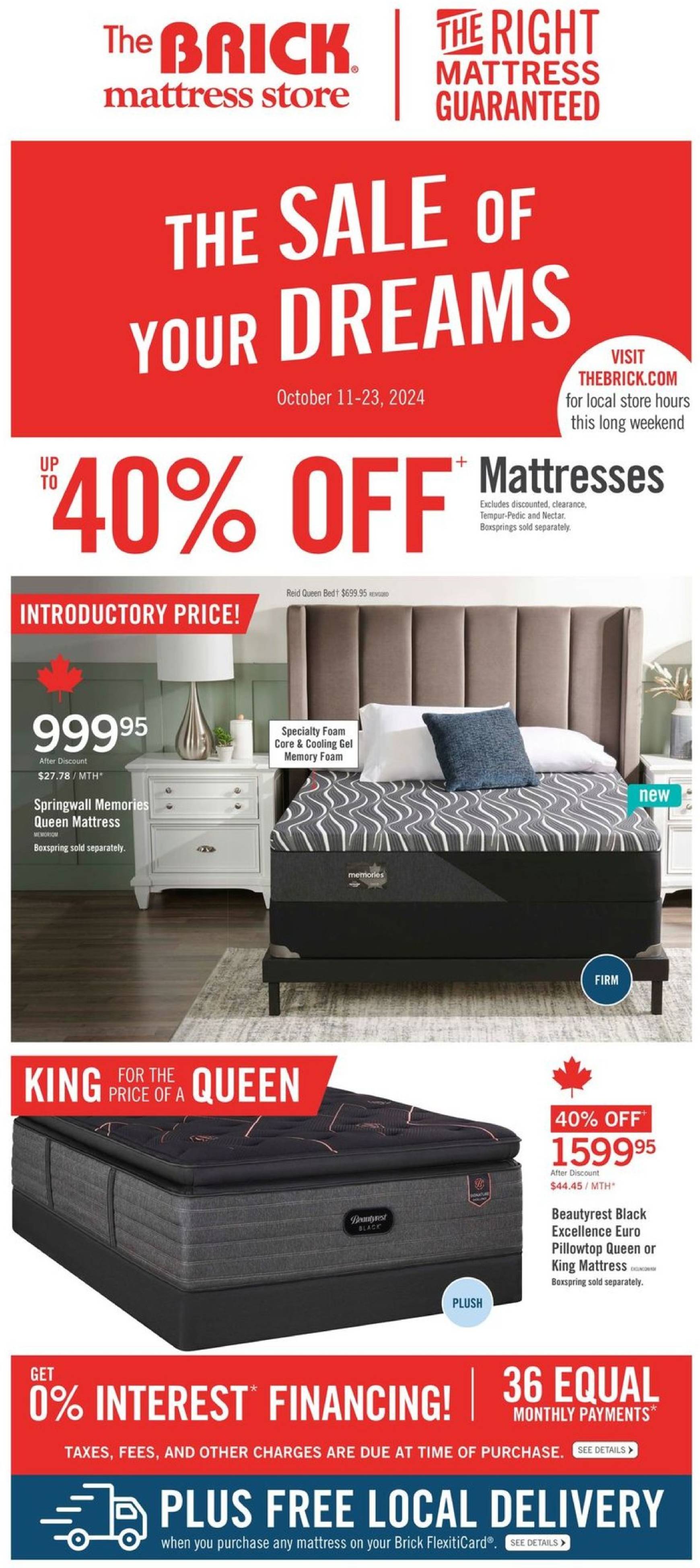 the-brick - The Brick Mattress Store flyer valid from 11.10. - 23.10. - page: 2