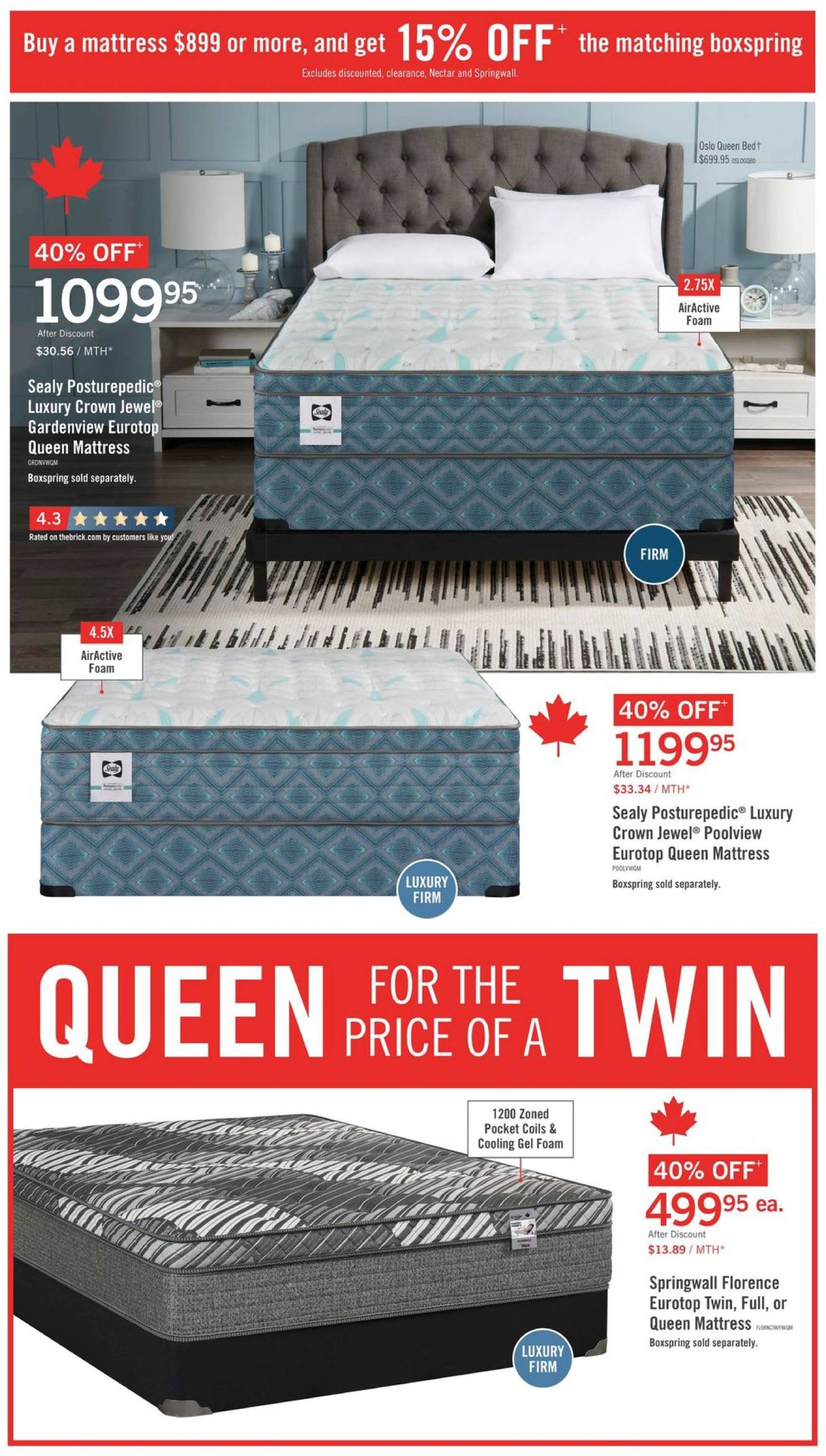 the-brick - The Brick Mattress Store flyer valid from 11.10. - 23.10. - page: 4