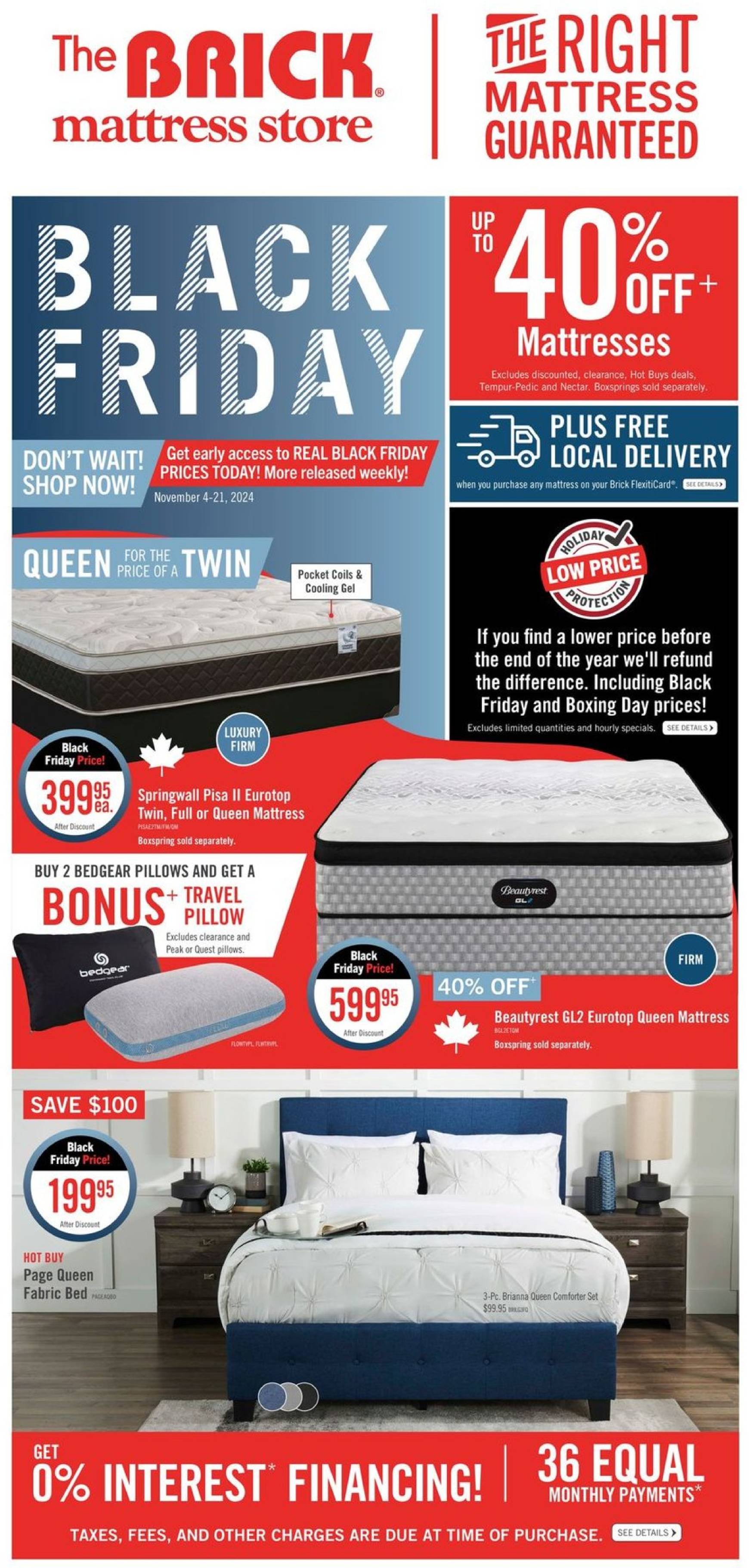 the-brick - The Brick Mattress Store flyer valid from 04.11. - 21.11.