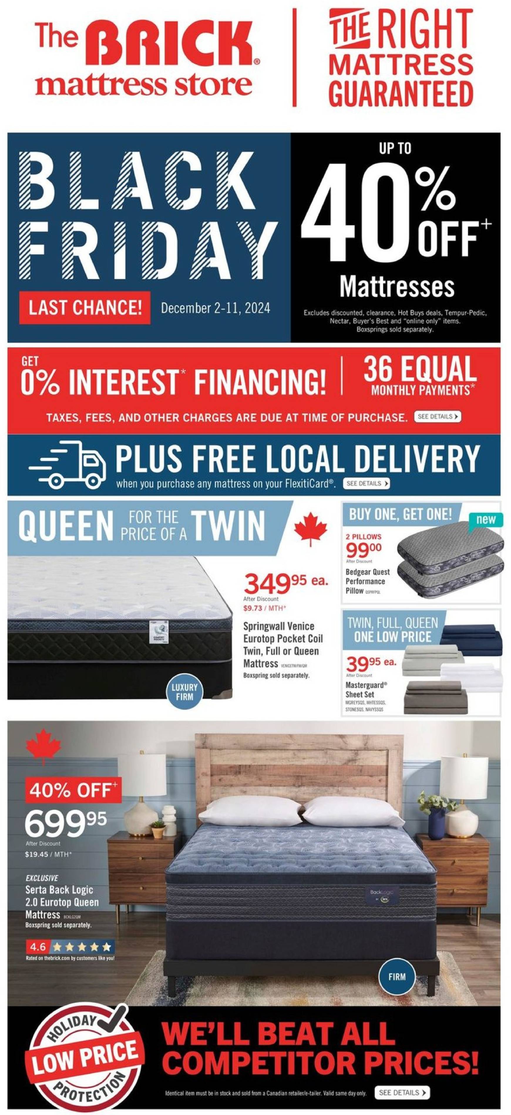 the-brick - The Brick Mattress Store flyer valid from 12-02 - 12-11