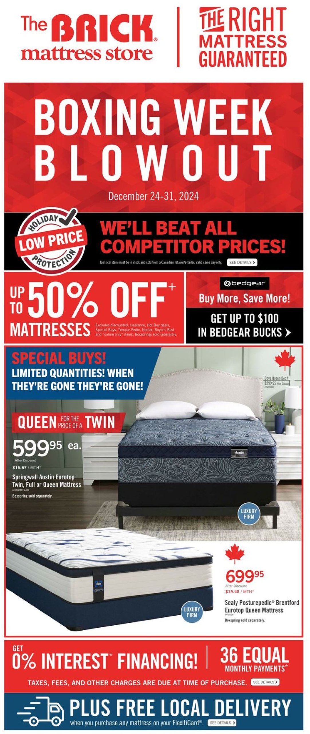 the-brick - The Brick - Brick Mattress Store flyer valid from 12-26 - 12-26 - page: 4