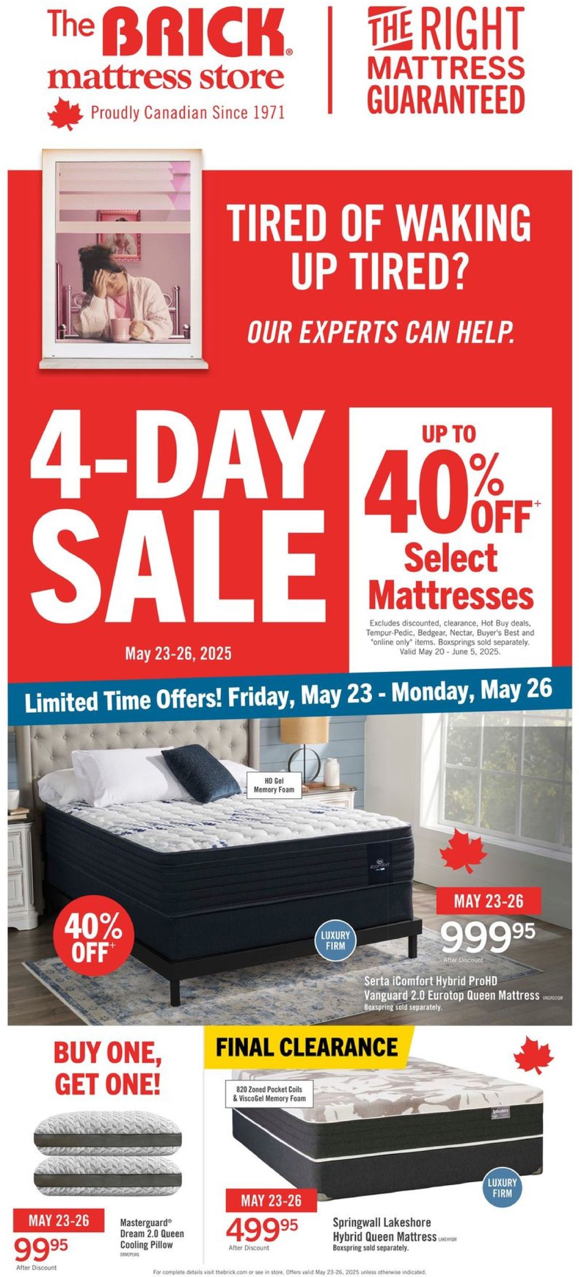 the-brick - The Brick Mattress Store flyer valid from 05-23 - 06-26 - page: 1