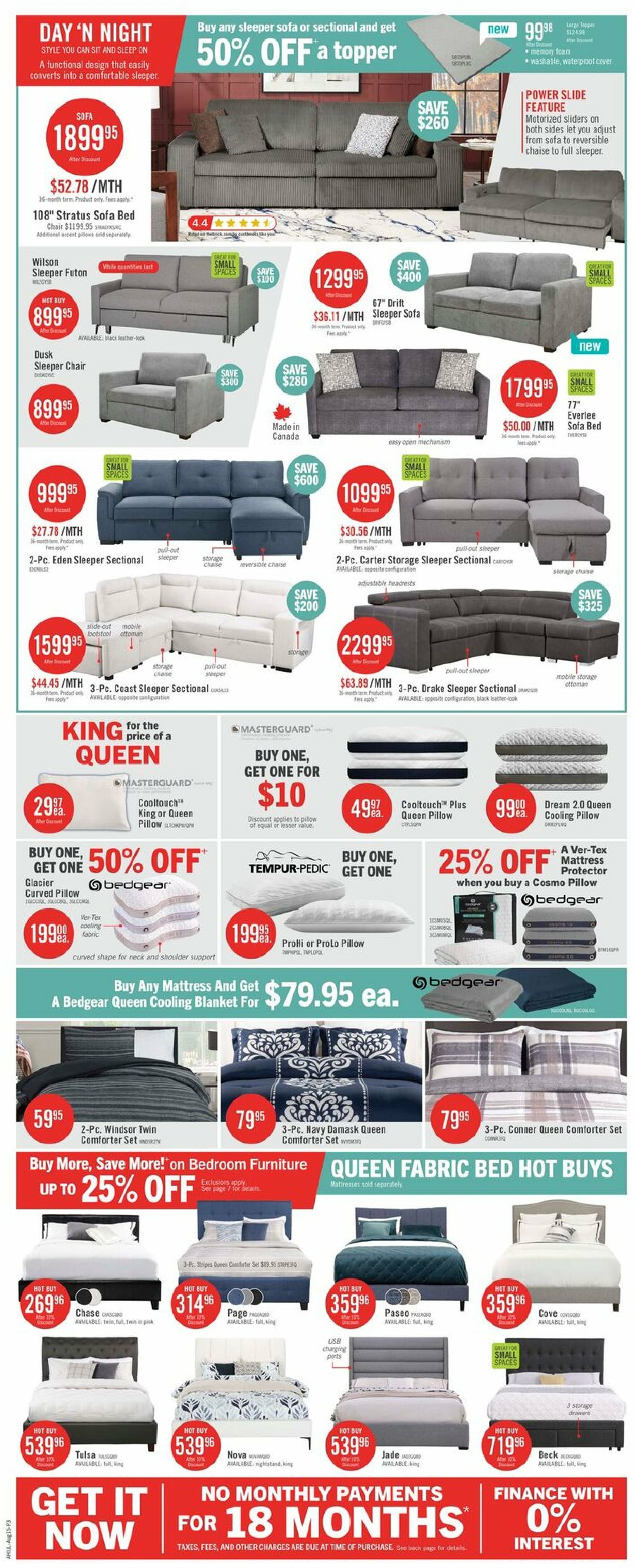the-brick - The Brick Mattress Store 2 flyer valid from 08-15 - 08-27 - page: 6