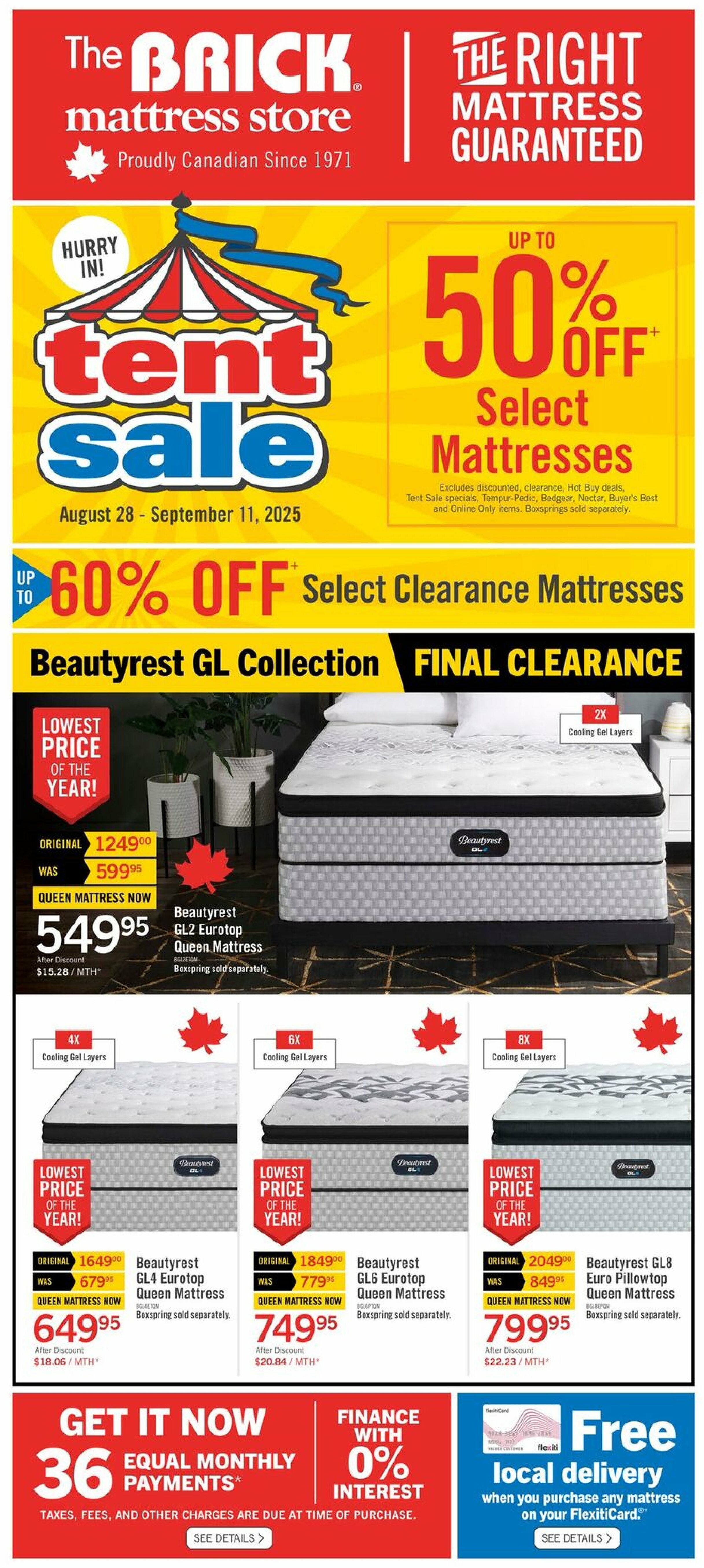 the-brick - The Brick Mattress Store flyer valid from 08-28 - 09-11 - page: 3