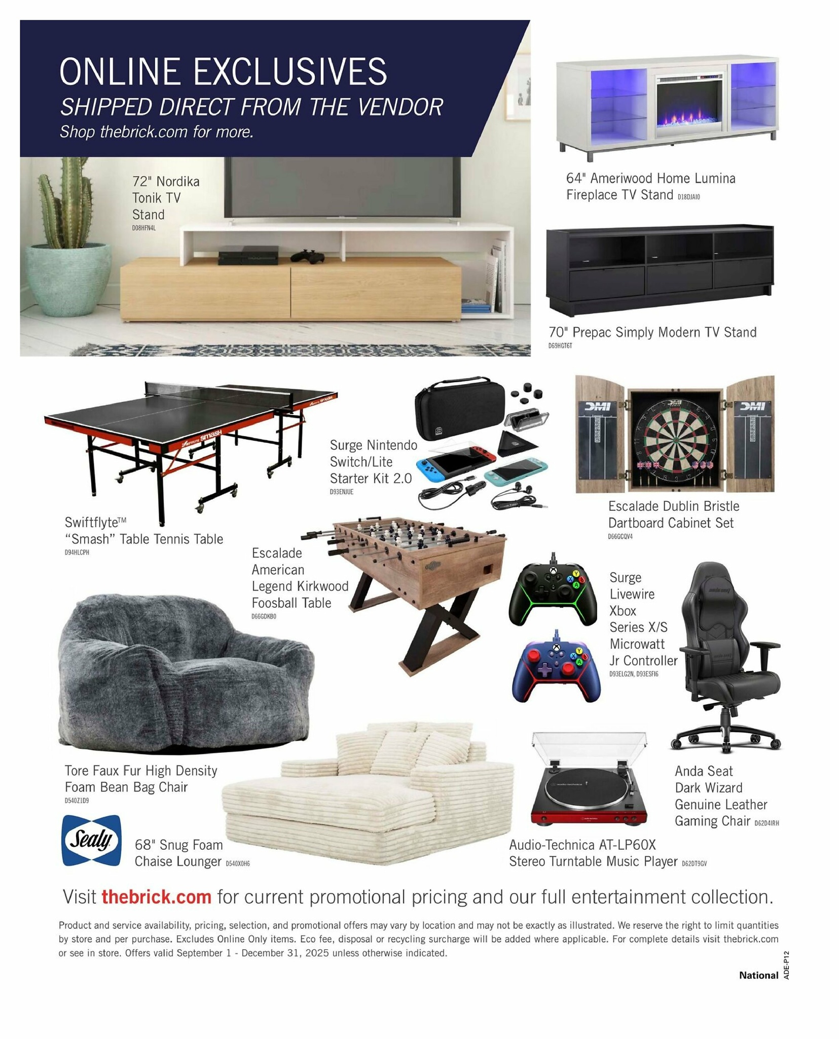 the-brick - The Brick - Entertainment guide flyer valid from 09-01 - 12-31 - page: 12
