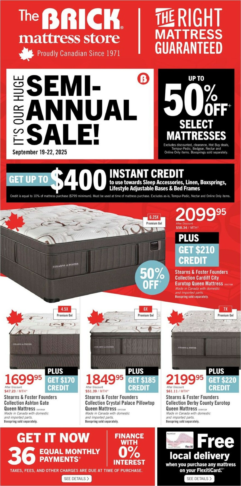 the-brick - The Brick Mattress Store flyer valid from 09-19 - 09-23