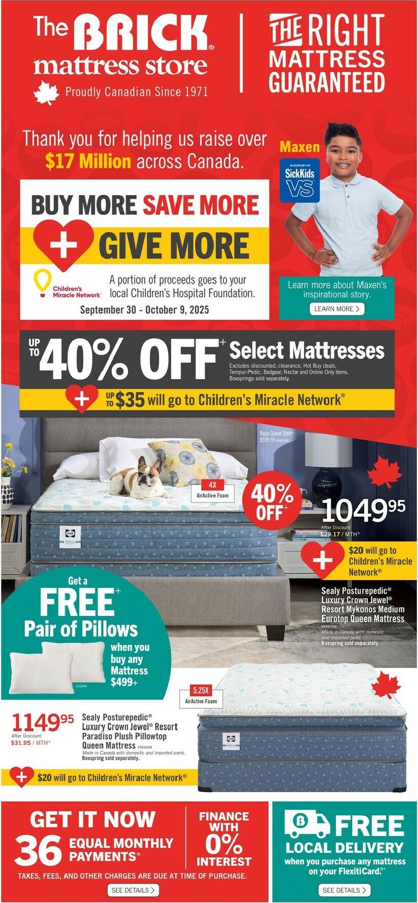 the-brick - The Brick Mattress Store flyer valid from 09-30 - 10-09