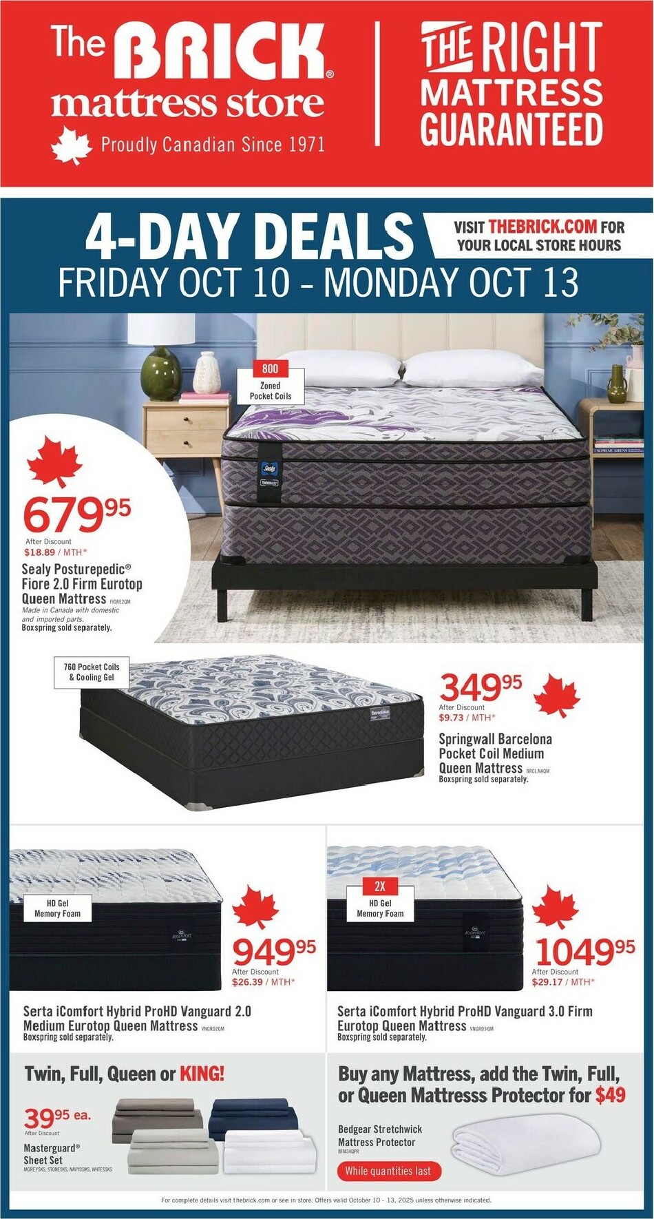 the-brick - The Brick Mattress Store flyer valid from 10-10 - 10-23 - page: 3