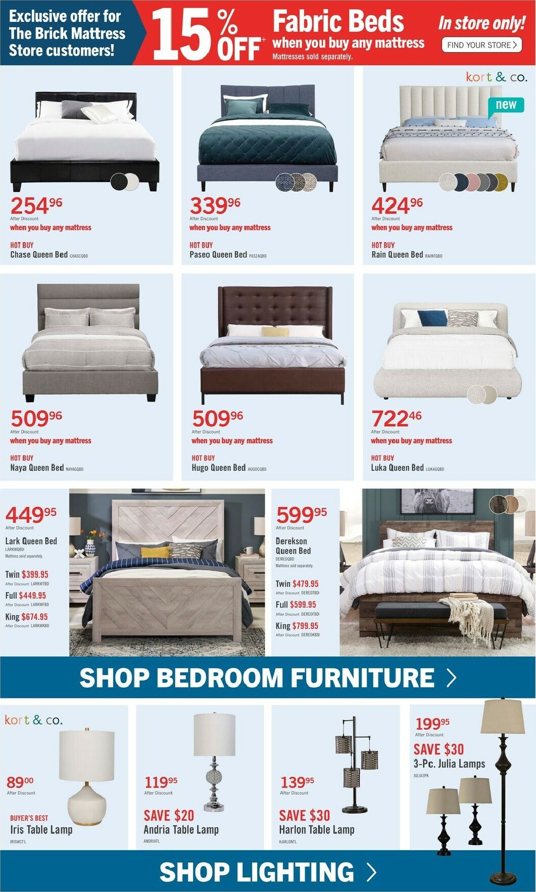 the-brick - The Brick Mattress Store Flyer Valid From 10-28 to 11-02 - page: 6