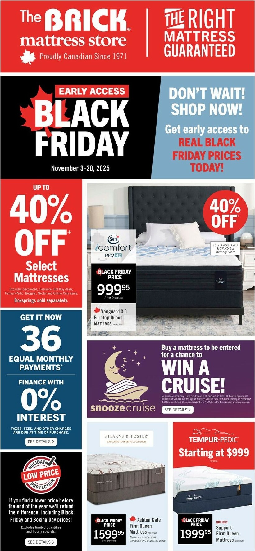 the-brick - The Brick - Mattress Store Flyer Valid From 11-03 to 11-20