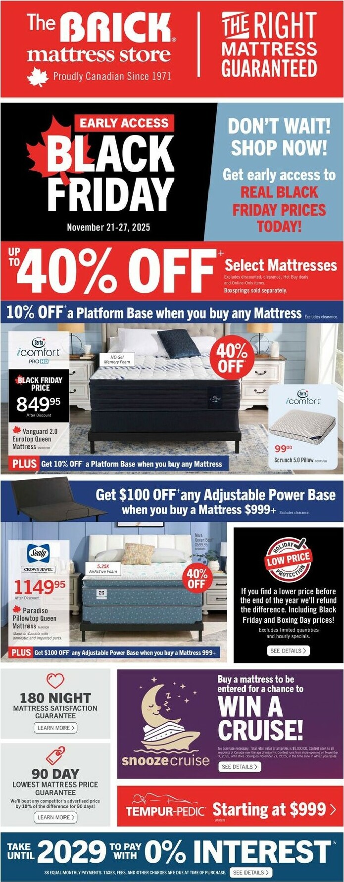 the-brick - The Brick Mattress Store Flyer Valid From 11-21 to 11-27 - page: 2