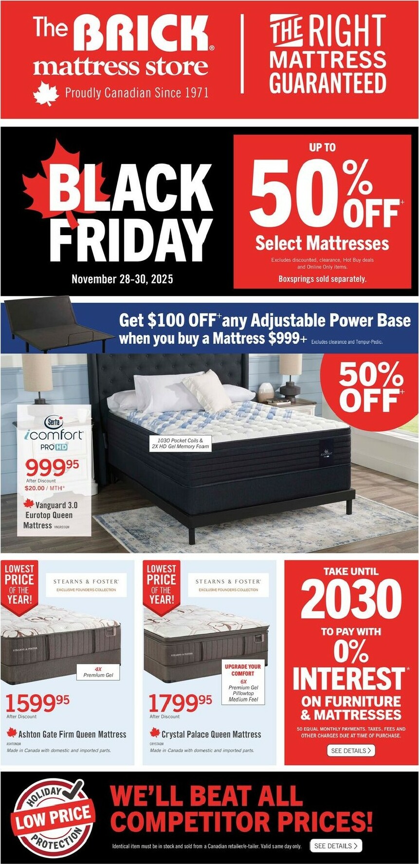 the-brick - The Brick Mattress Store Flyer Valid From 11-28 to 11-30 - page: 2