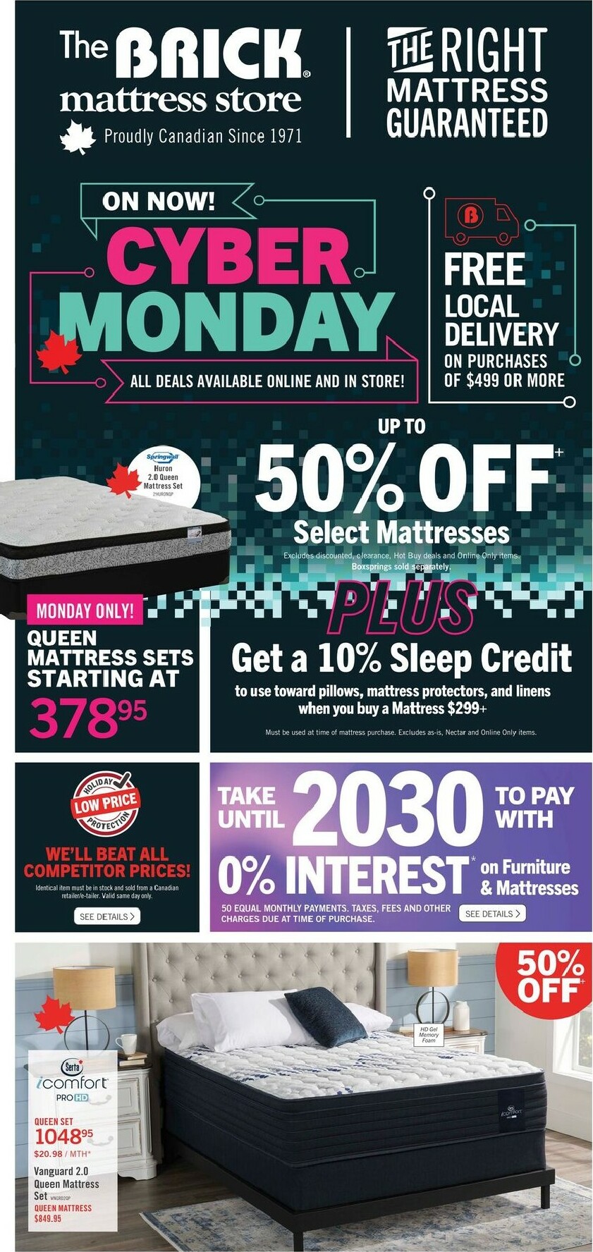 the-brick - The Brick Mattress Store Flyer Valid From 12-01 to 12-02