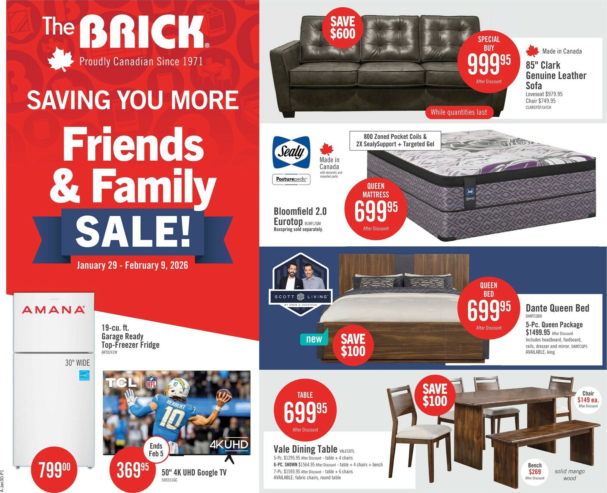 the-brick - The Brick Flyer Valid From 2026-01-29 to 2026-02-09 - page: 1