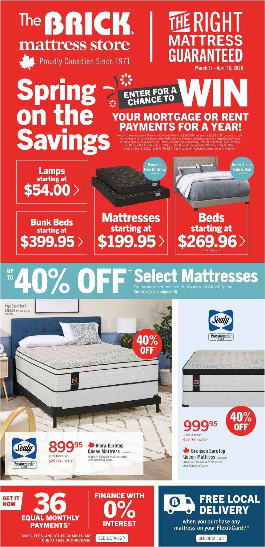 the-brick - The Brick Mattress Store Flyer Valid From 2026-03-31 to 2026-04-16 - page: 2