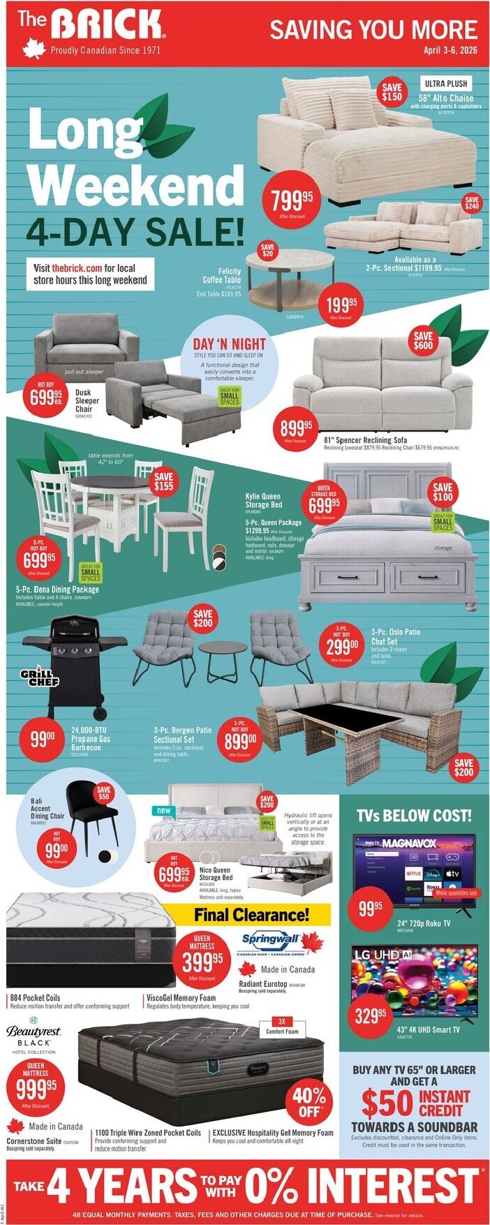 the-brick - The Brick Flyer Valid From 2026-04-03 to 2026-04-06