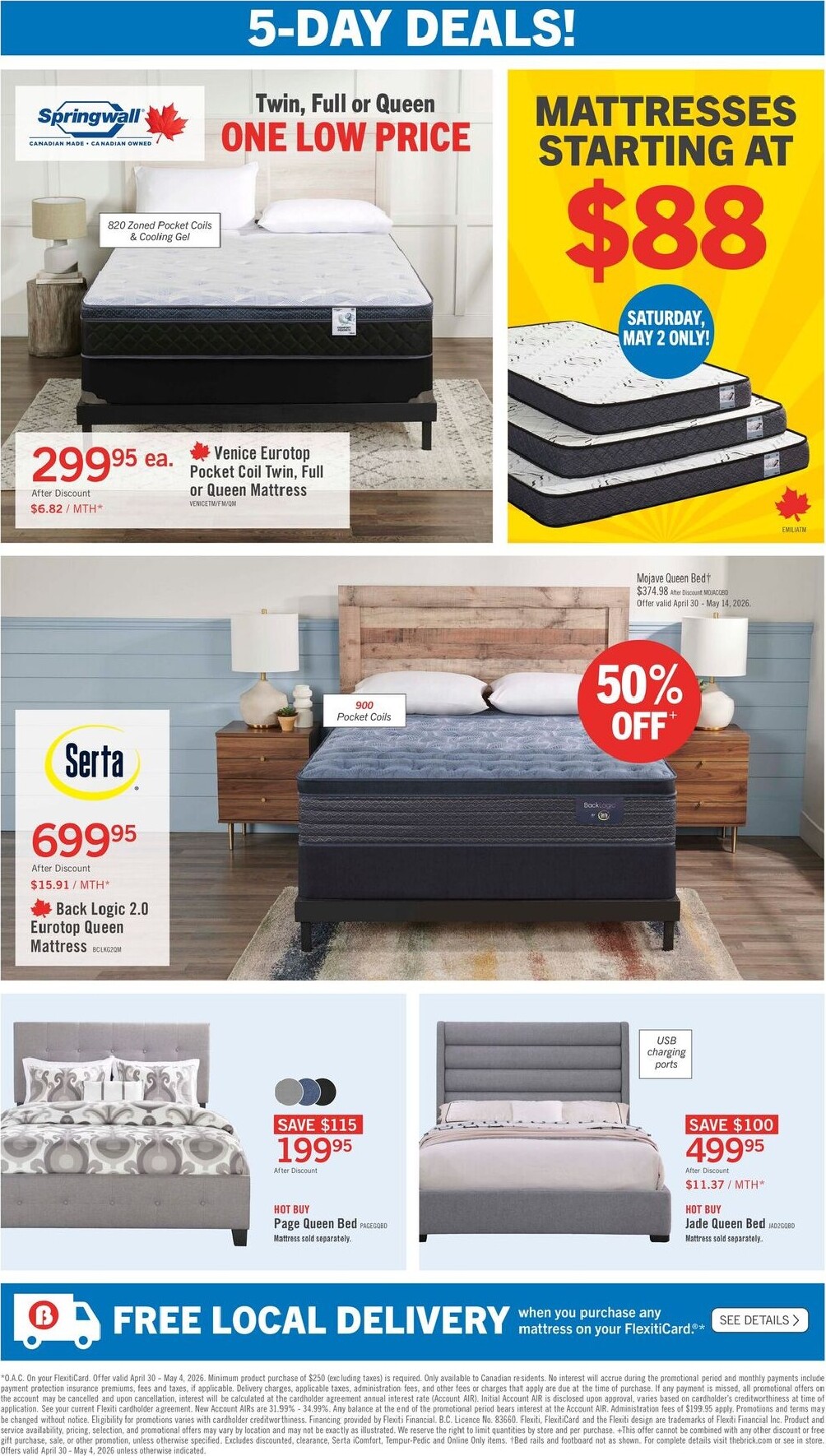 the-brick - The Brick Mattress Store Flyer Valid from 2026-04-30 to 2026-05-14 - page: 2