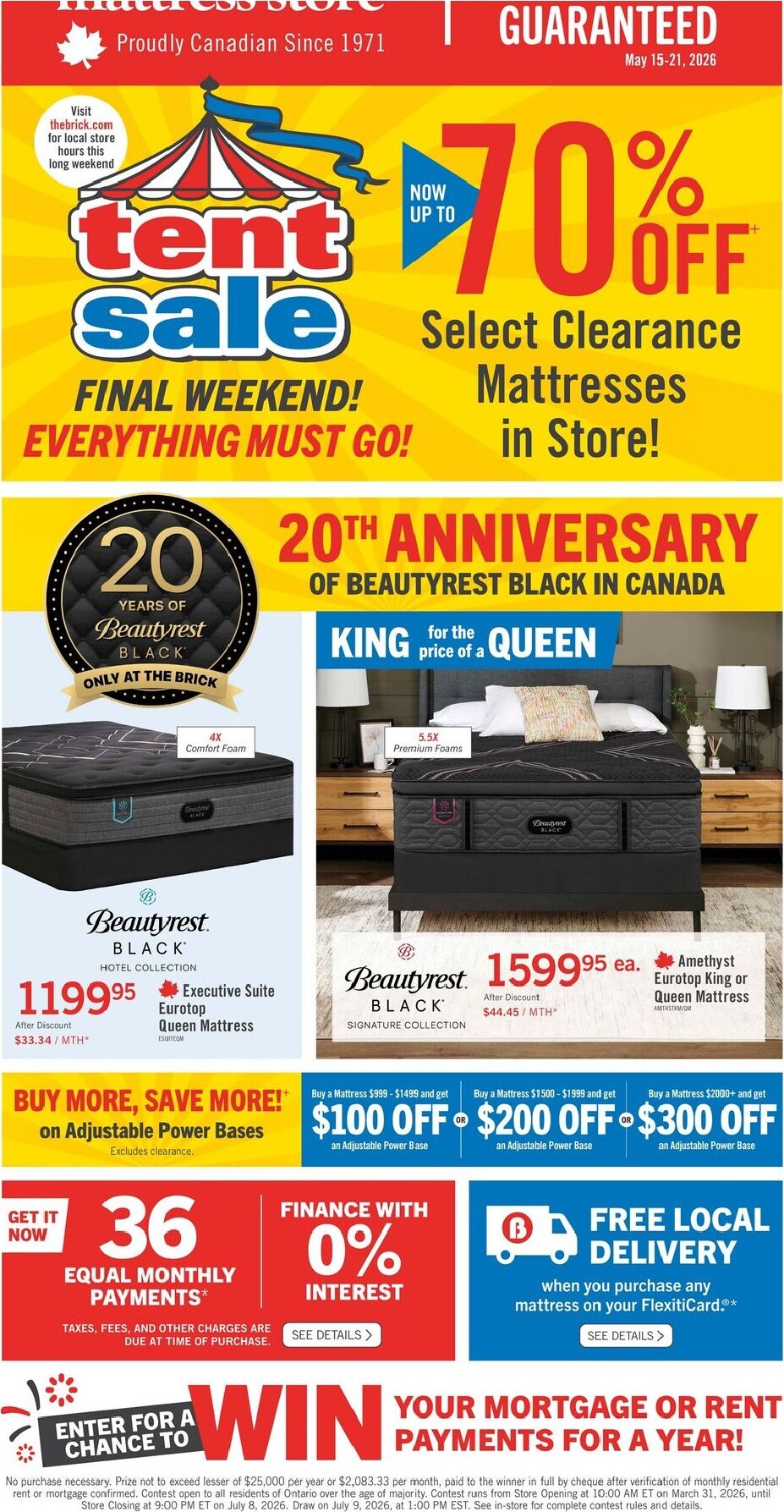 the-brick - The Brick Mattress Store Flyer Valid from 2026-05-15 to 2026-05-21