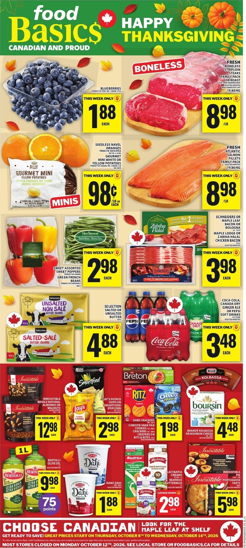 food-basics - New Food Basics Flyer for This Week – 2026-10-08 to 2026-10-14 - page: 1