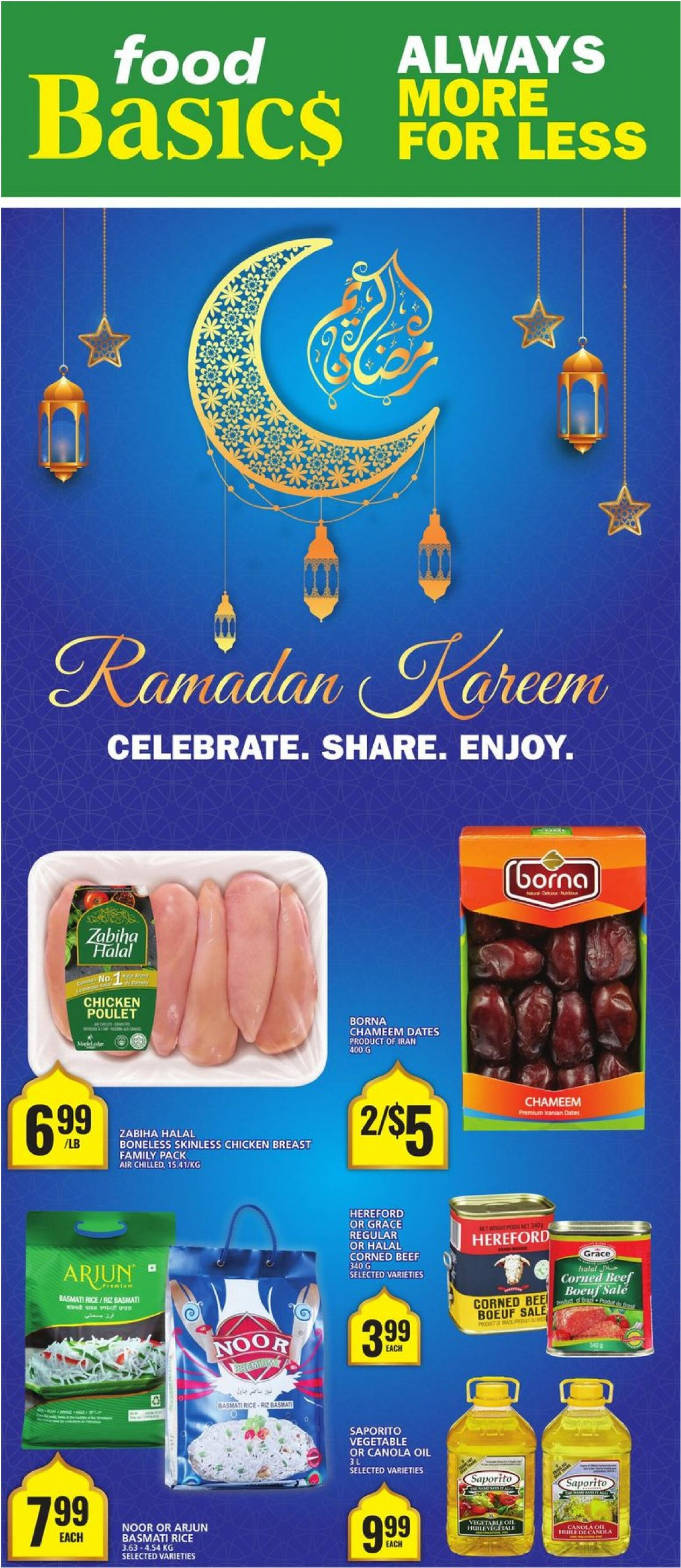 food-basics - Food Basics - Ramadan Kareem flyer current 04.04. - 20.04.