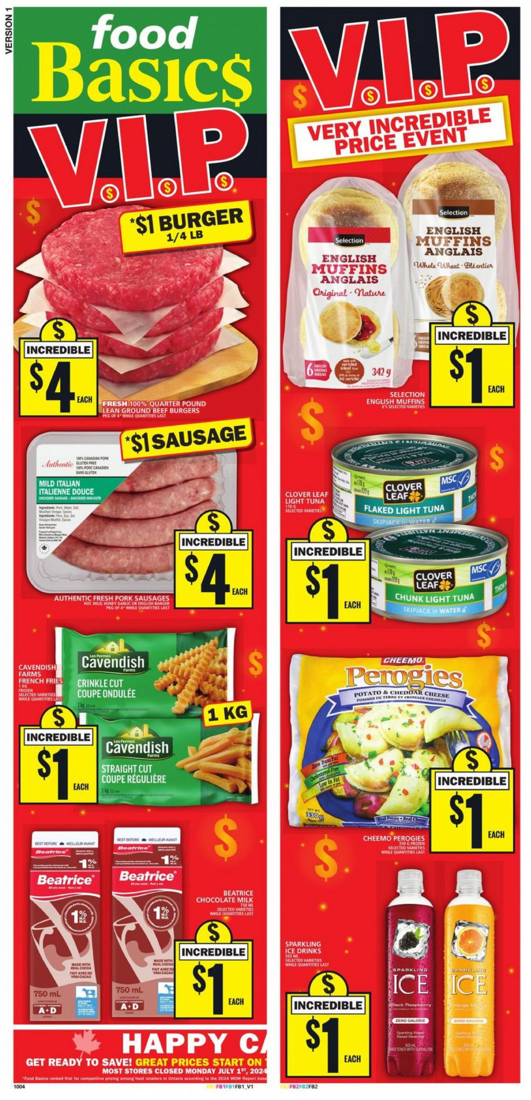 food-basics - Food Basics flyer current 27.06. - 03.07. - page: 1