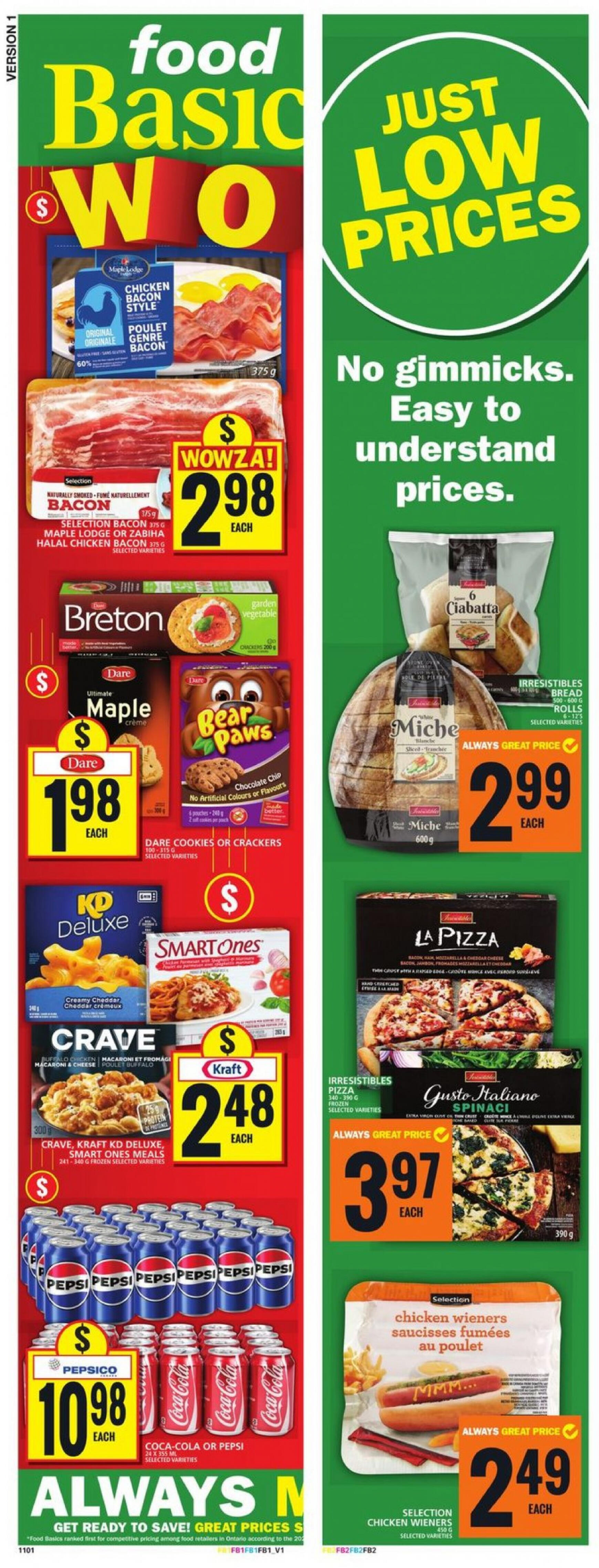 food-basics - Food Basics flyer current 04.07. - 10.07. - page: 1