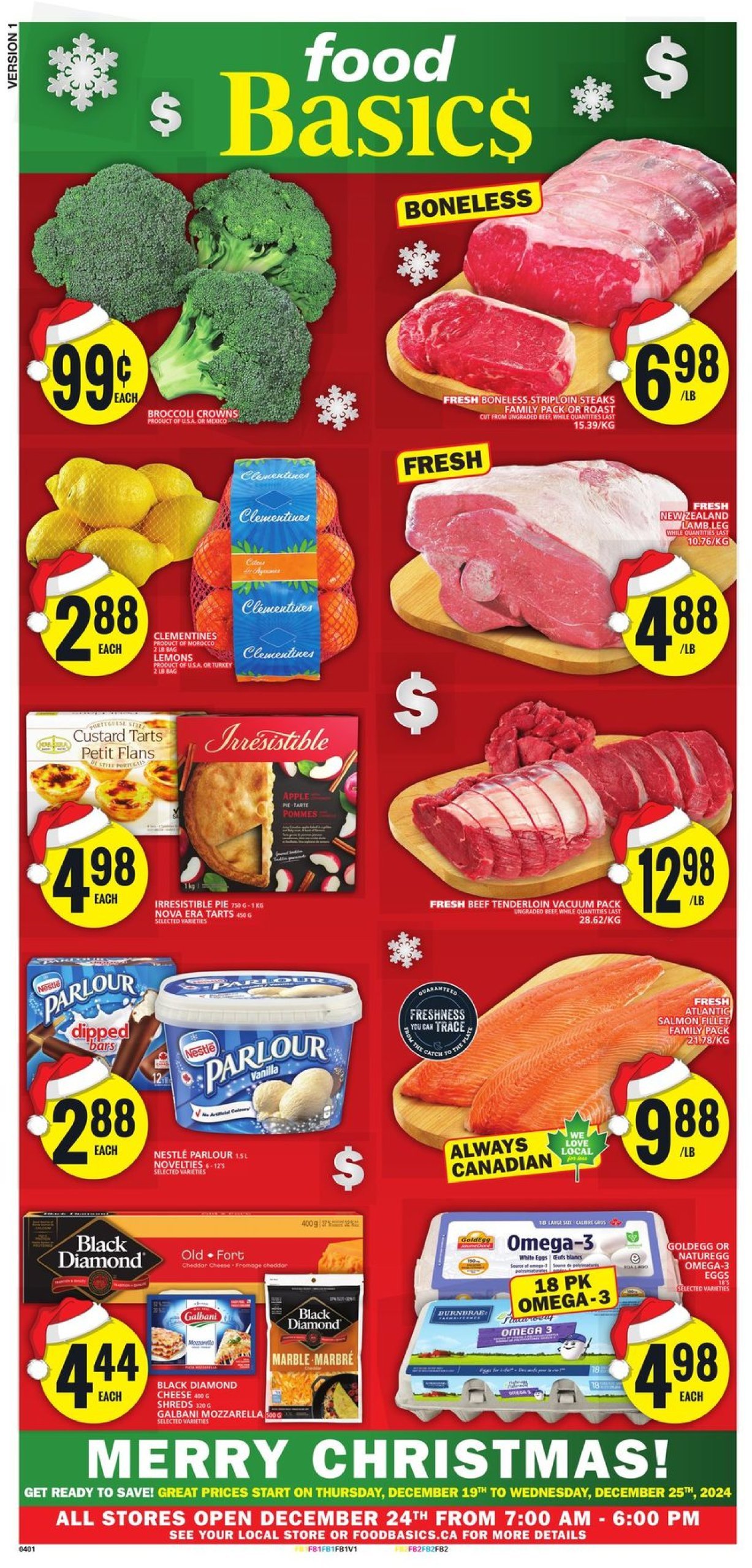 food-basics - Food Basics flyer valid from 12-19 - 12-25