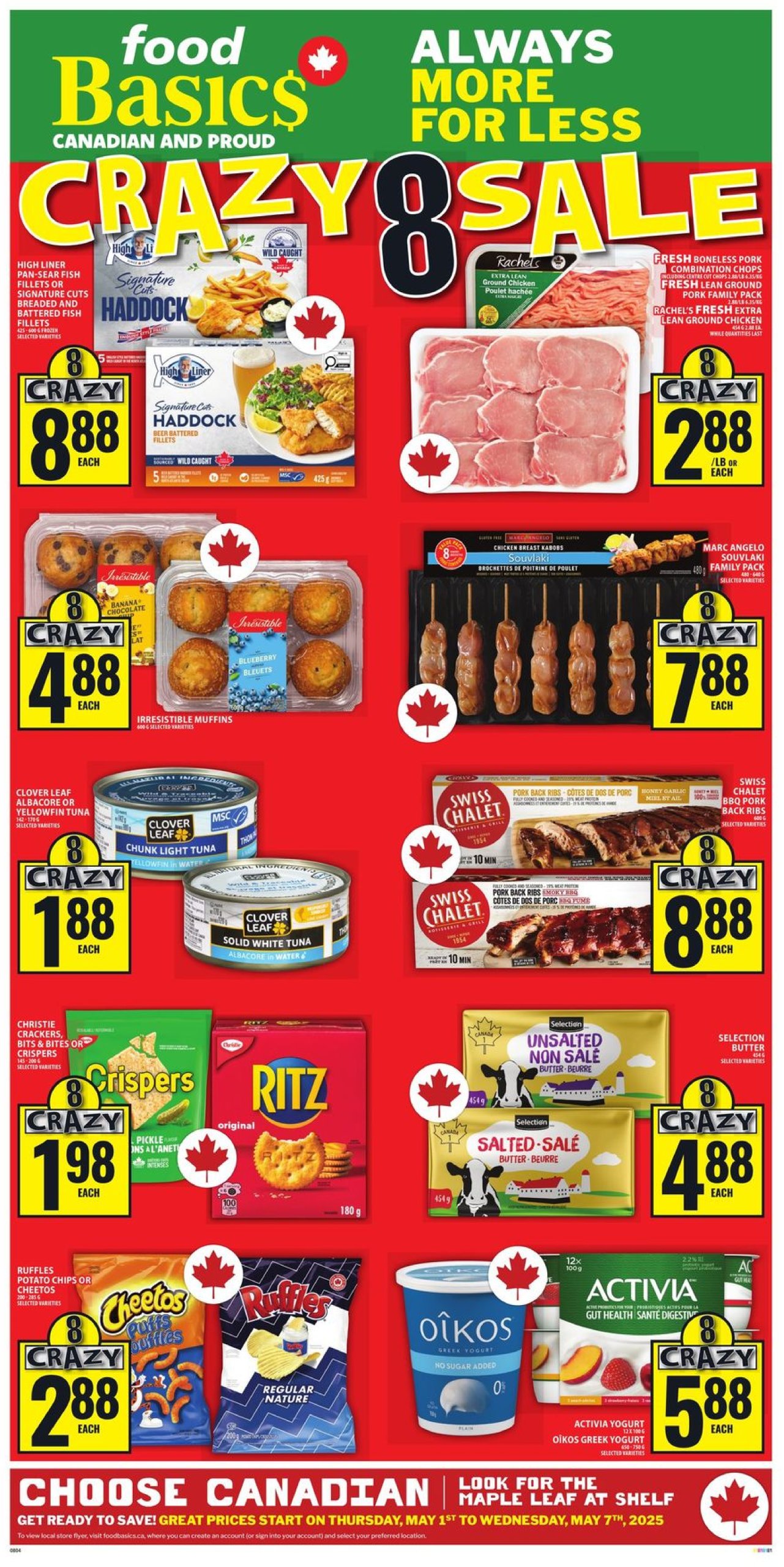 food-basics - Food Basics flyer valid from 05-01 - 05-07 - page: 1