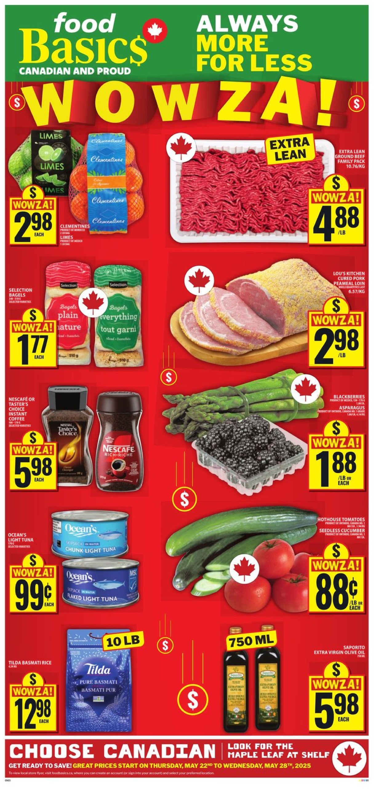 food-basics - Food Basics flyer valid from 05-22 - 05-28 - page: 1