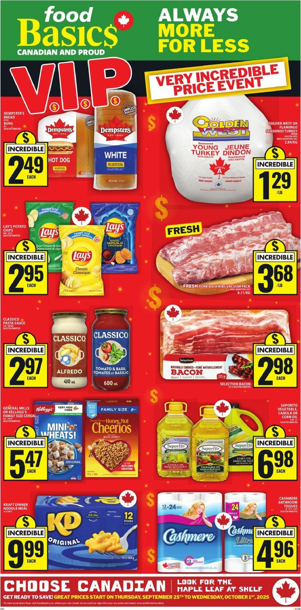food-basics - Food Basics flyer valid from 09-25 - 10-01
