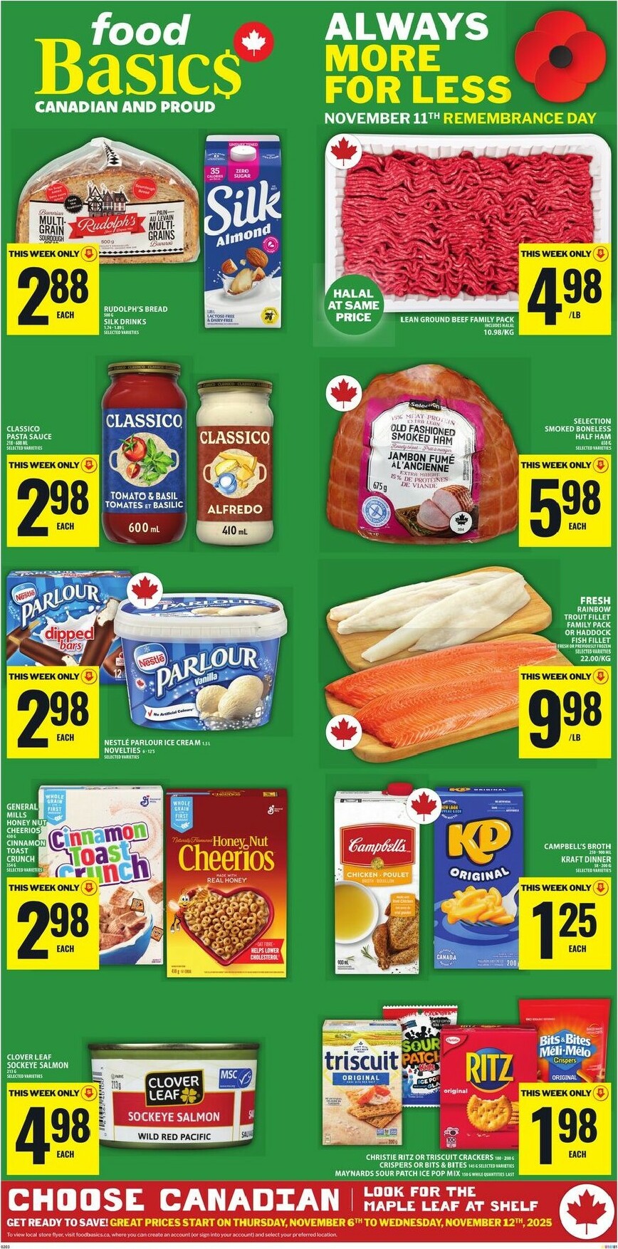 food-basics - Food Basics Flyer Valid From 11-06 to 11-12 - page: 1
