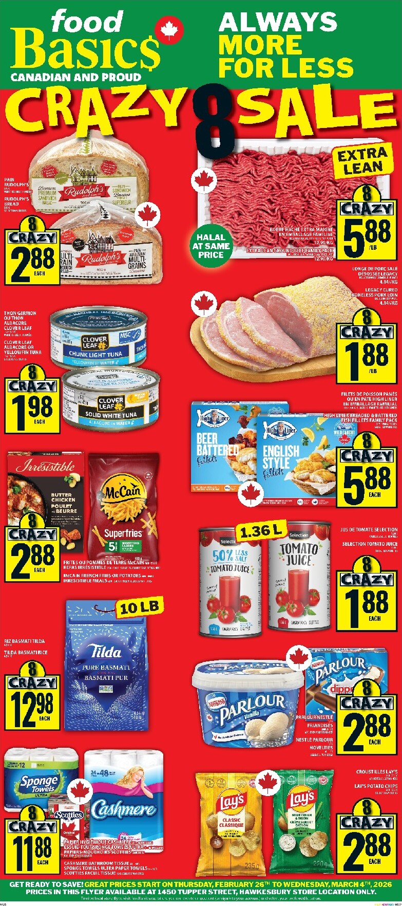 food-basics - Food Basics Flyer Valid From 2026-02-26 to 2026-03-04 - page: 1